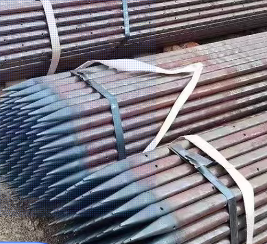 菏泽超前小导管预埋钢管出尖打孔焊倒刺无缝焊管厂